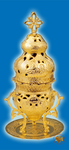 Gianiotiko Style A Gold Plated Standing Oil Candle